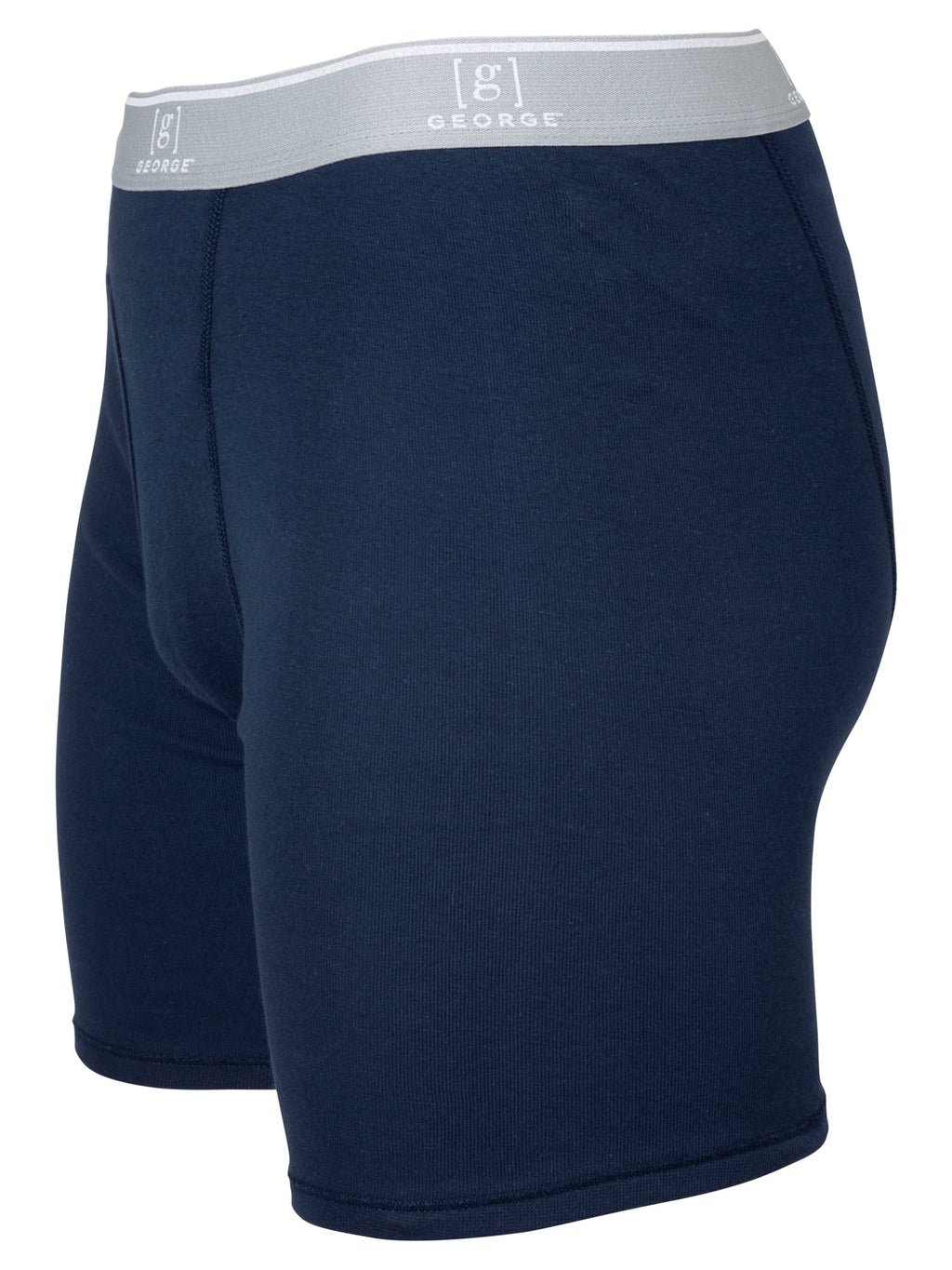 George Men's Regular Leg Boxer Briefs, 6-Pack
