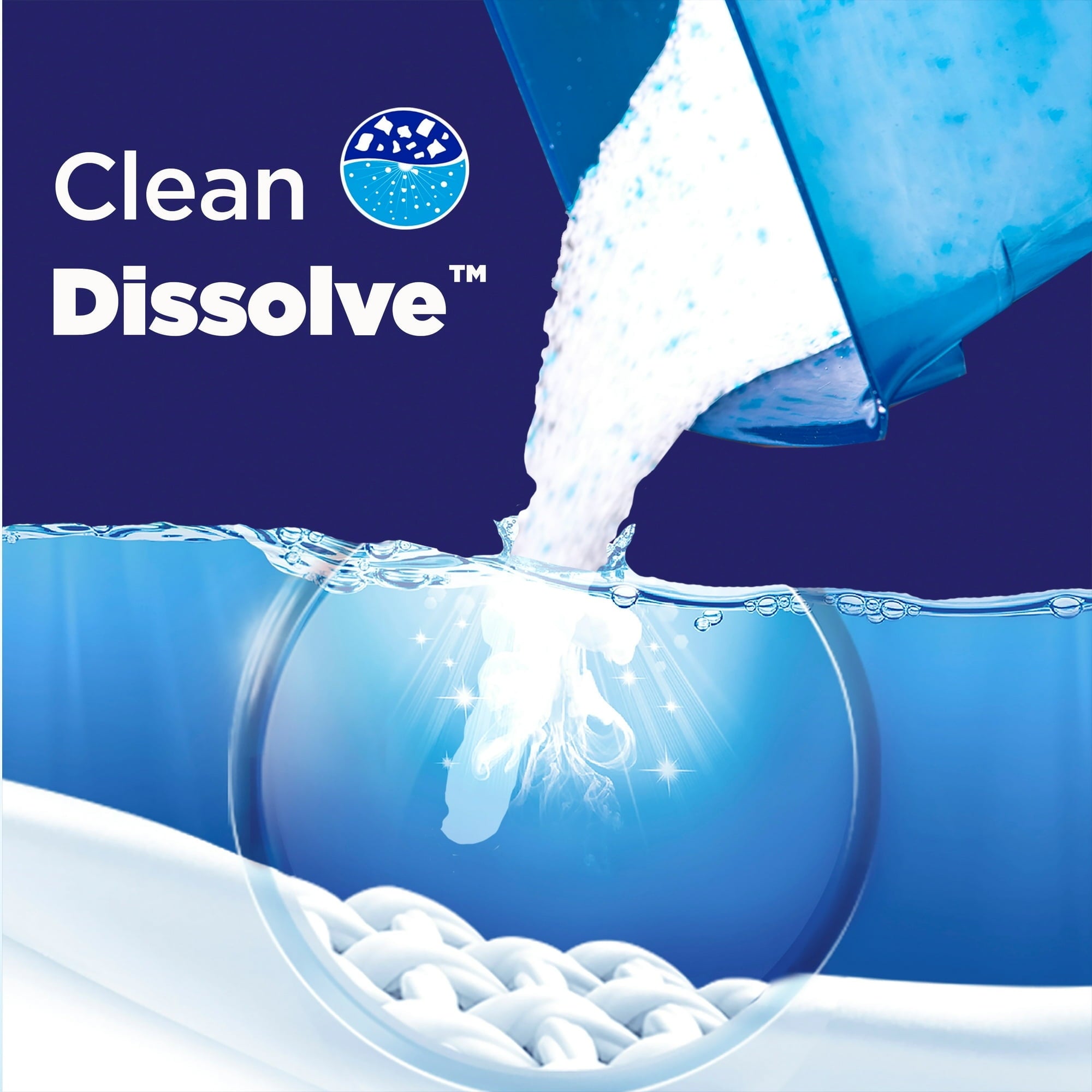 Tide Powder Laundry Detergent, Original Scent, 50 oz, 44 Loads with Microfiber Solid Color Towel by BundleEase