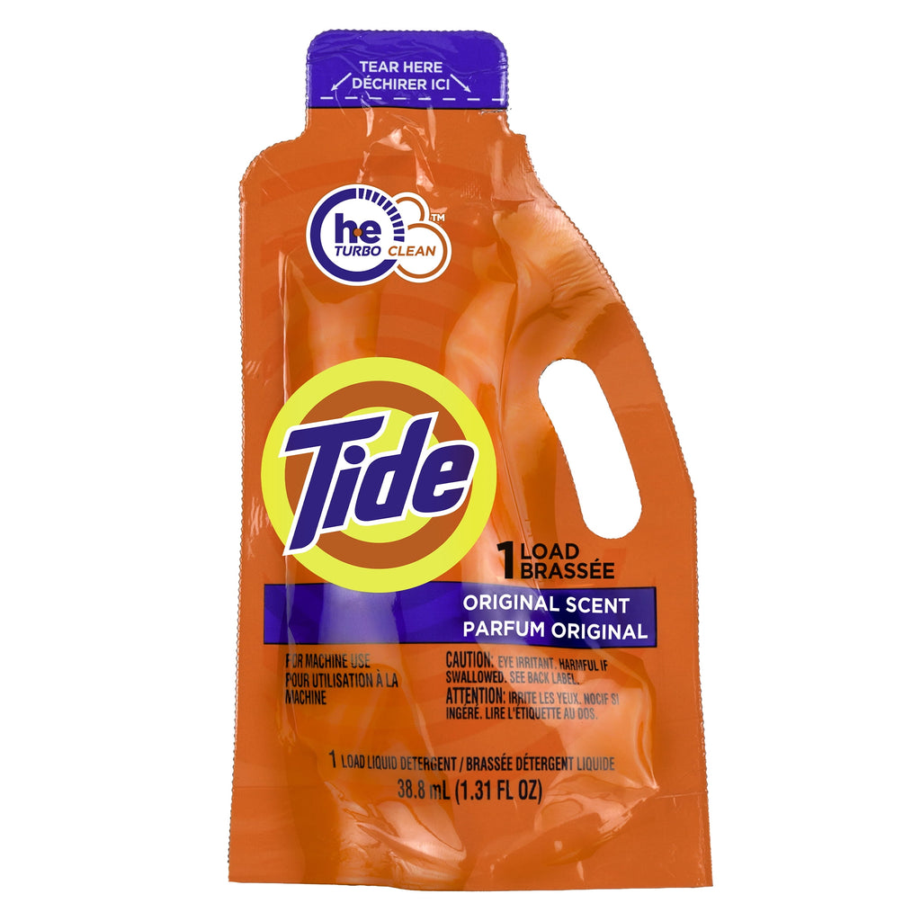 Tide Ultra Concentrated Laundry Detergent and Washing Soap, Travel Size, 1.31 fl oz